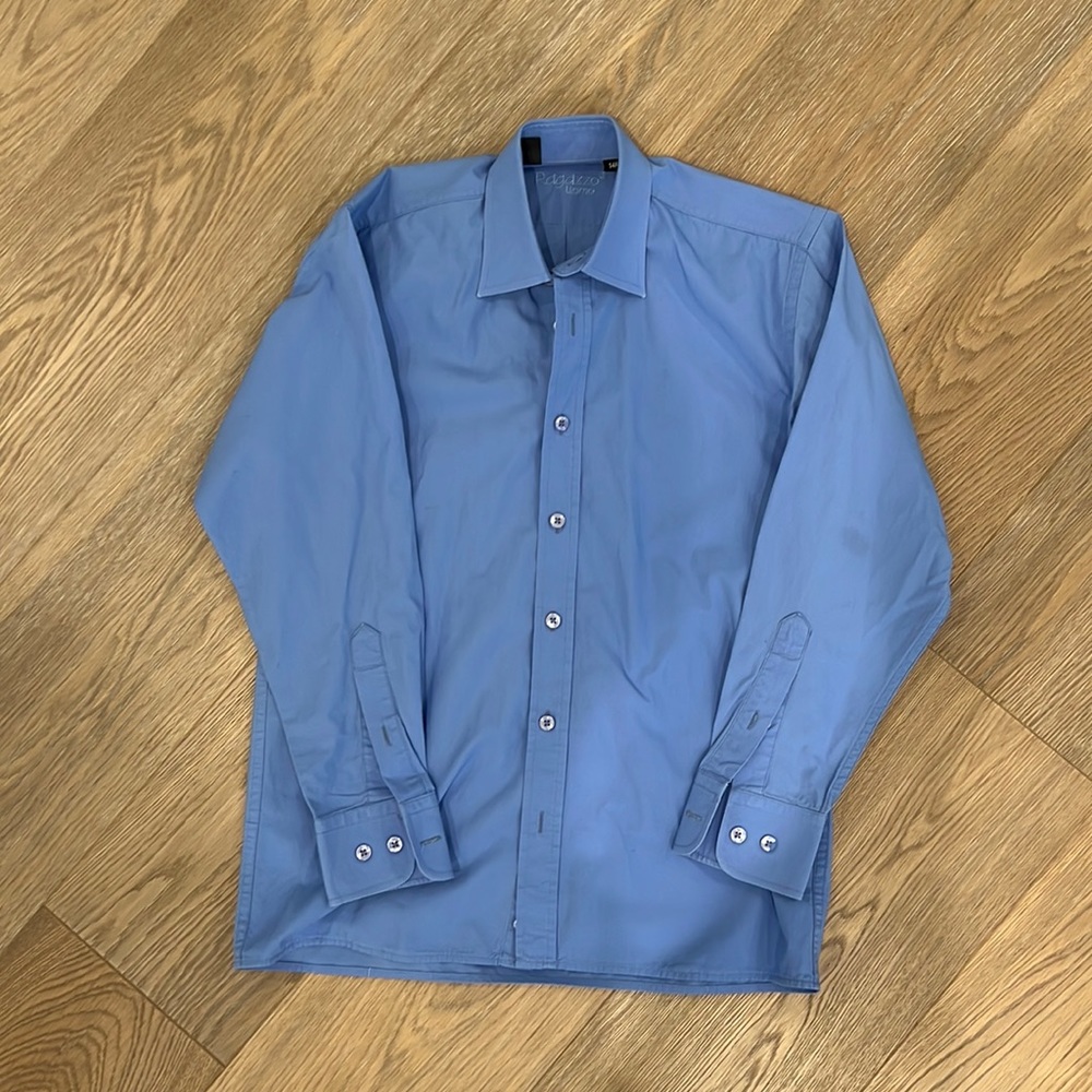 Ragazzo Uomo Boys Blue dress shirt, worn once, excellent condition!!